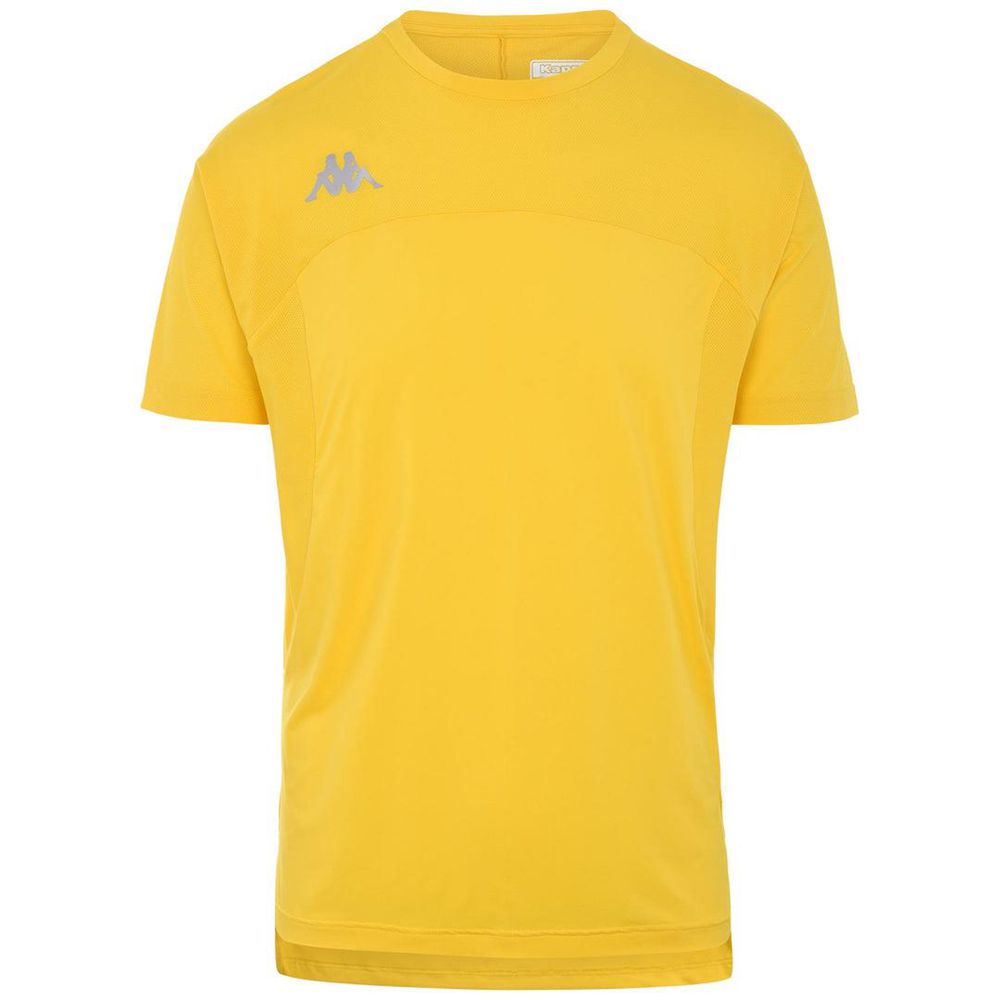 Men Kappa Kombat Eduo Jersey Yellow | GE6327140