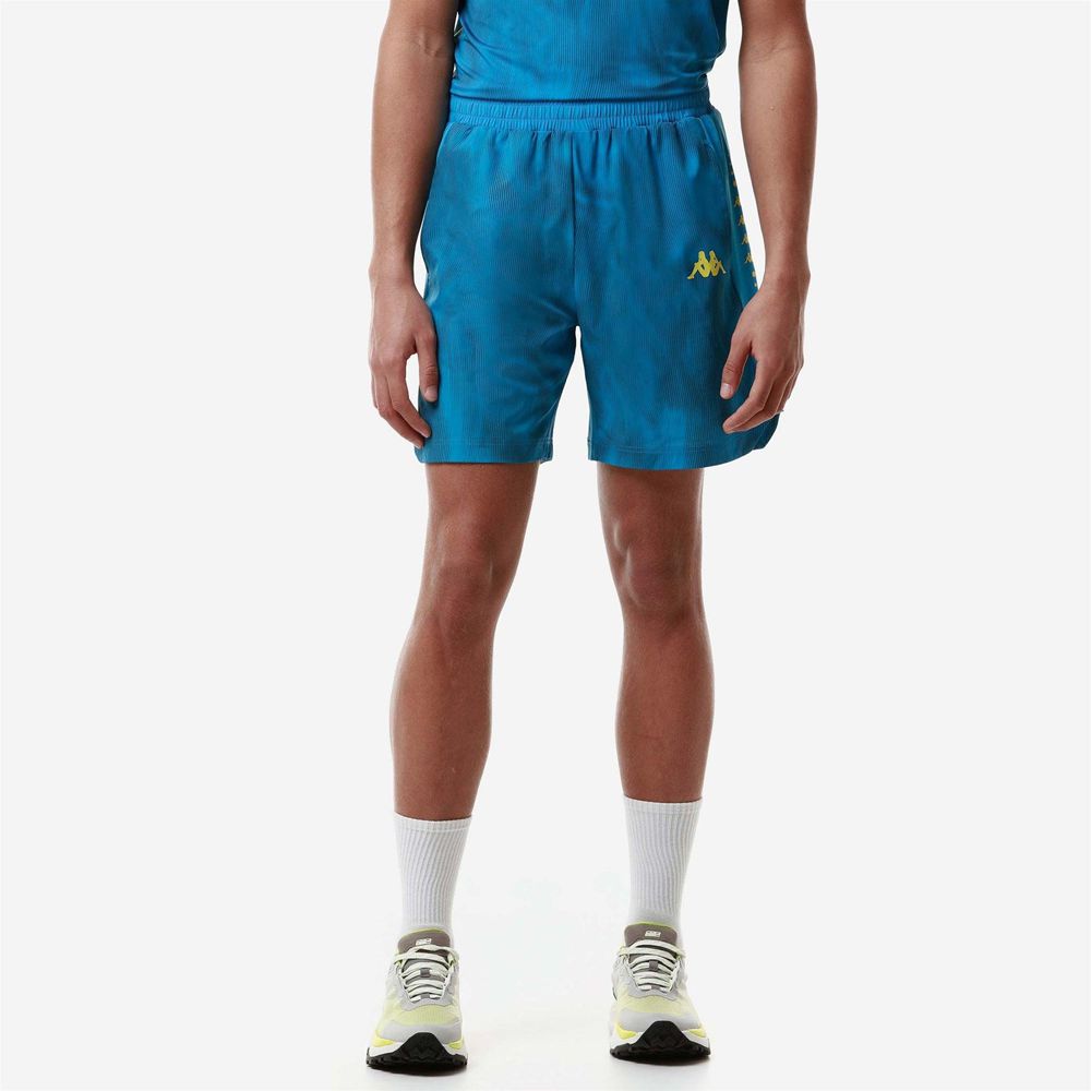 Men Kappa Kombat Fuvu Shorts Blue | TZ3579021