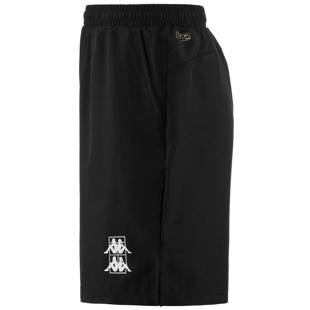 Men Kappa Kombat Padel Diviolo Shorts Black | MU5627489