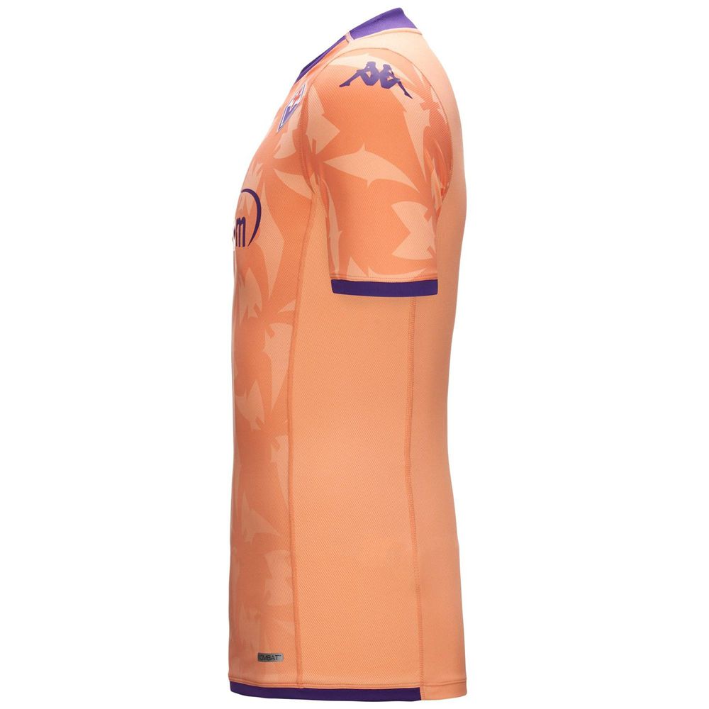 Men Kappa Kombat Pro 2024 Fiorentina Jersey Orange | DX4162305