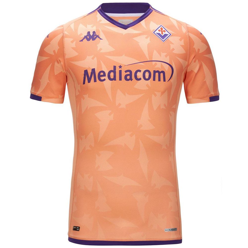 Men Kappa Kombat Pro 2024 Fiorentina Jersey Orange | DX4162305