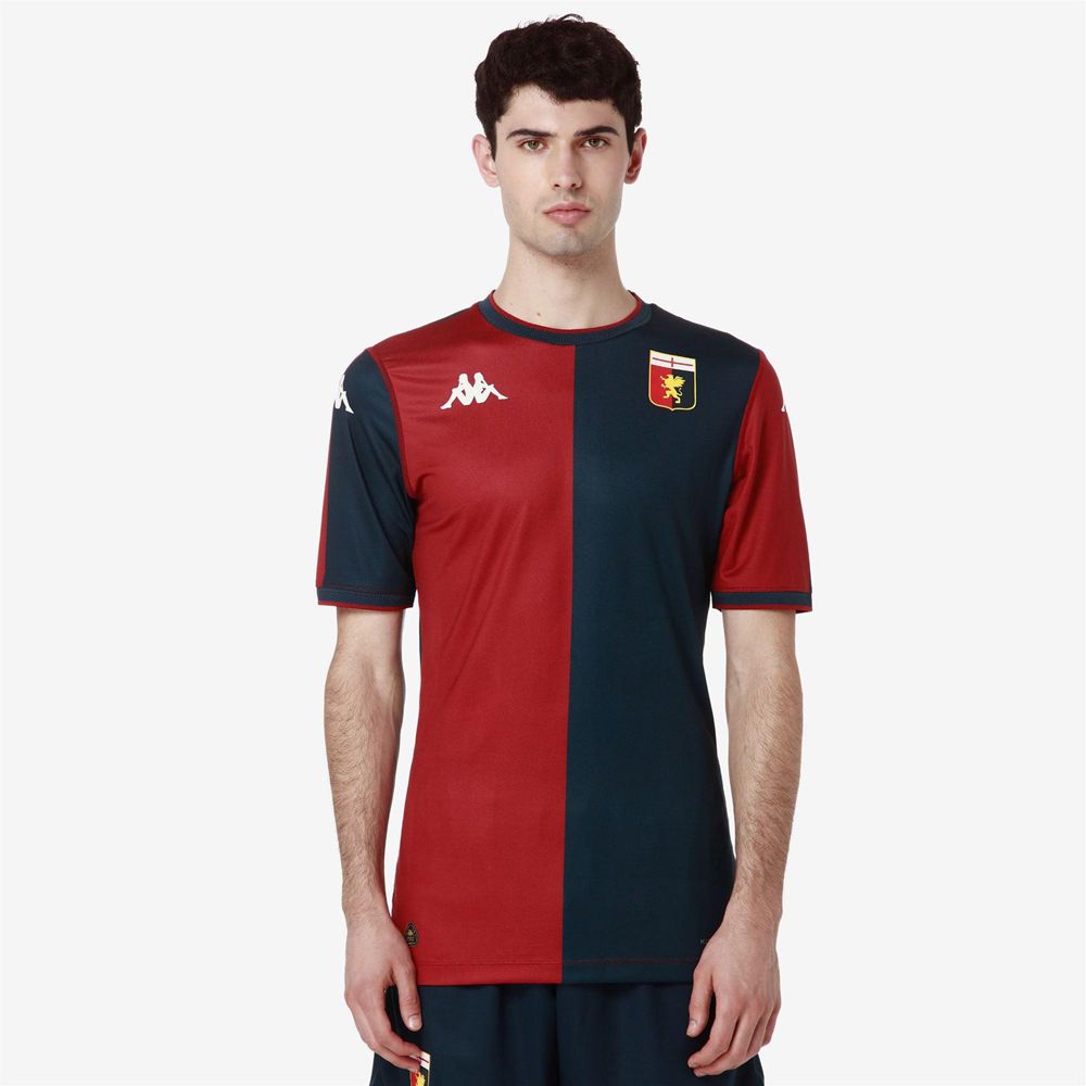 Men Kappa Kombat Pro 2025 Genoa Jersey Red | TR9863024