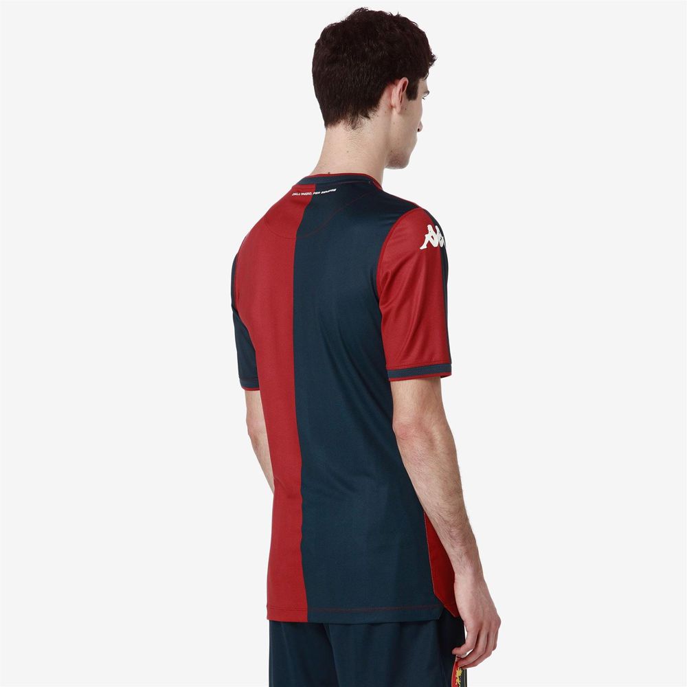 Men Kappa Kombat Pro 2025 Genoa Jersey Red | TR9863024