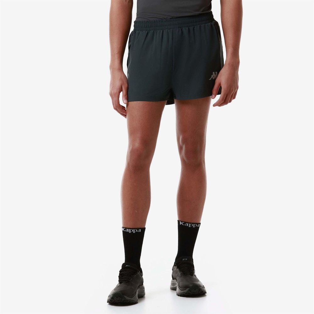 Men Kappa Kombat Run Festo Shorts Grey | IG3018945