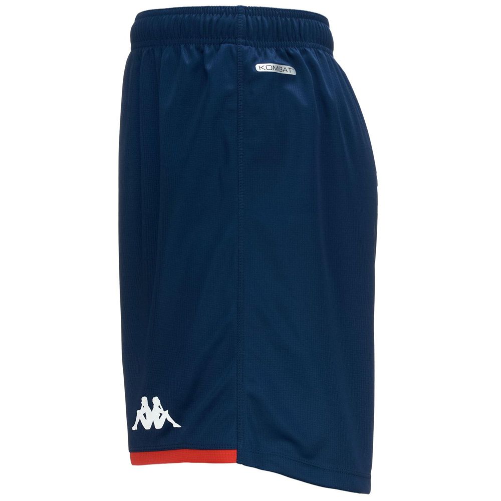 Men Kappa Kombat Ryder Genoa Shorts Navy | MZ5239874