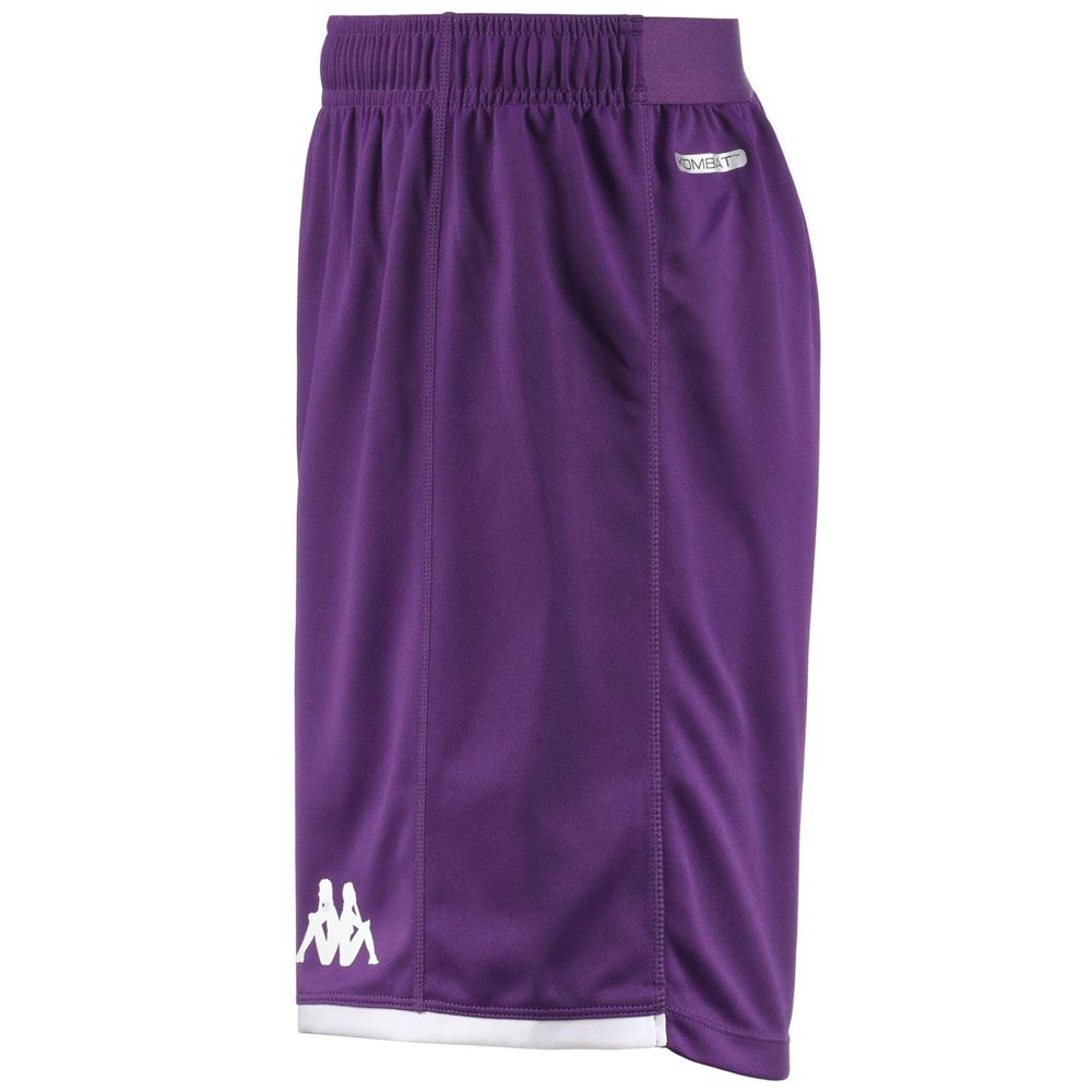 Men Kappa Kombat Ryder Pro Fiorentina Shorts Purple | RJ1802697