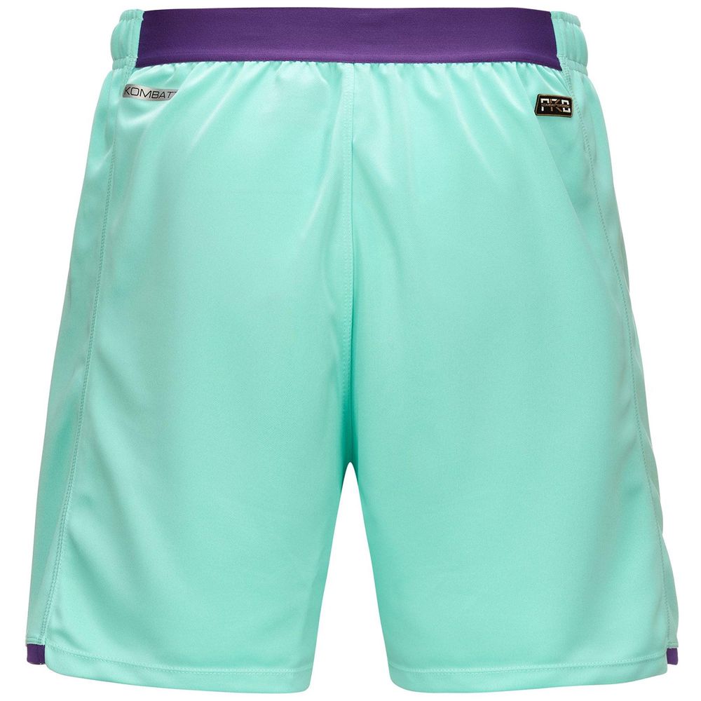 Men Kappa Kombat Ryder Pro Fiorentina Shorts Turquoise | EC6317049