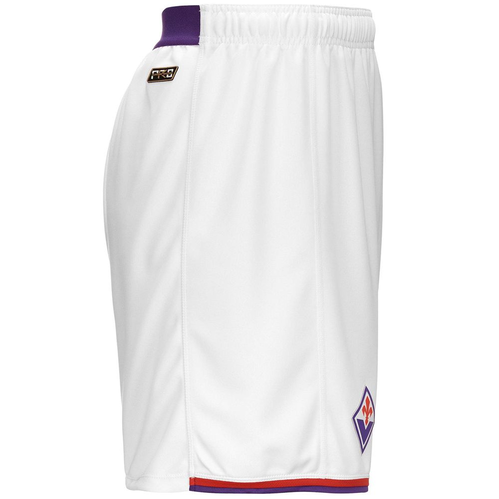 Men Kappa Kombat Ryder Pro Fiorentina Shorts White | MK0917345