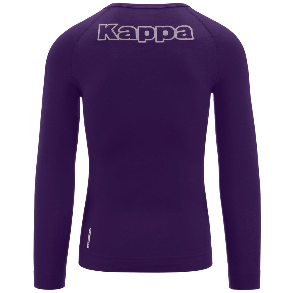 Men Kappa Kombat Skin Bongv T-Shirt Purple | VS6439821