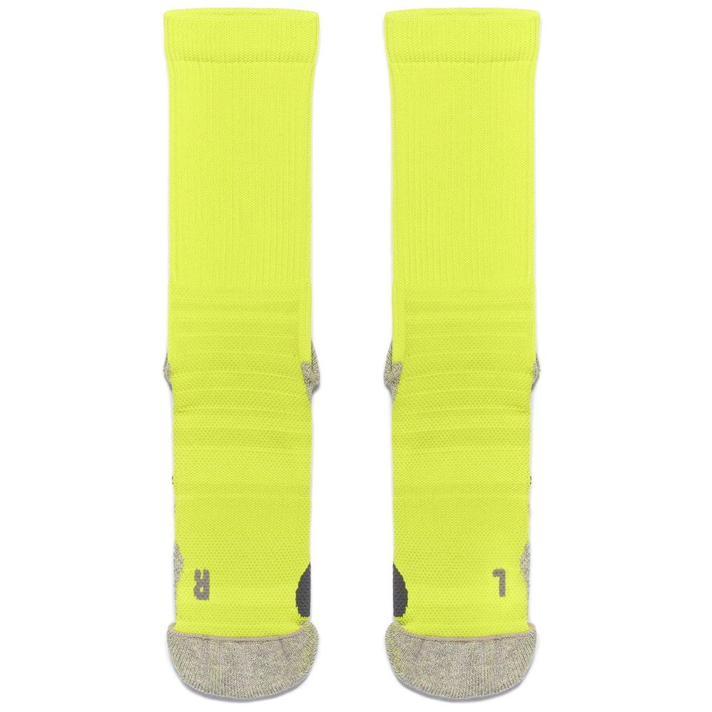 Men Kappa Kombat Wkt Ecross Socks Yellow | JZ0567348