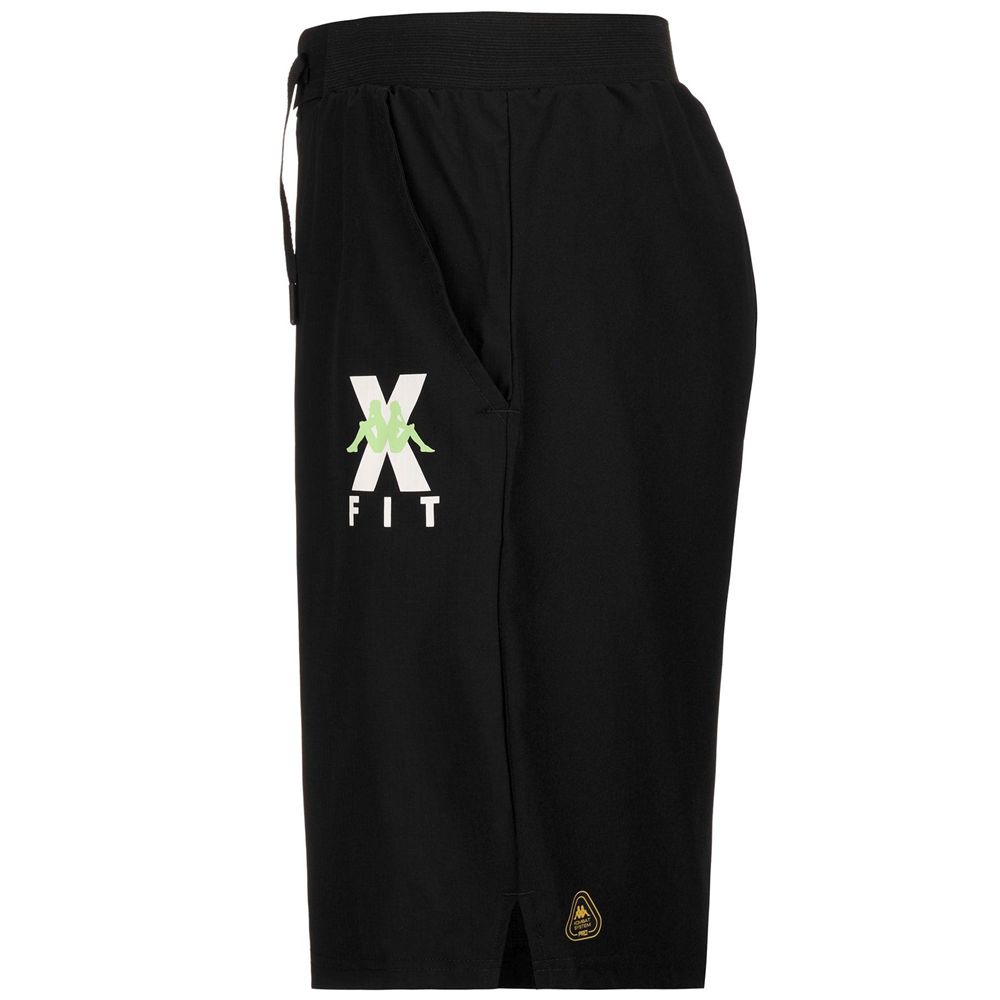 Men Kappa Kombat Wkt Egameno Shorts Black | GP9824013