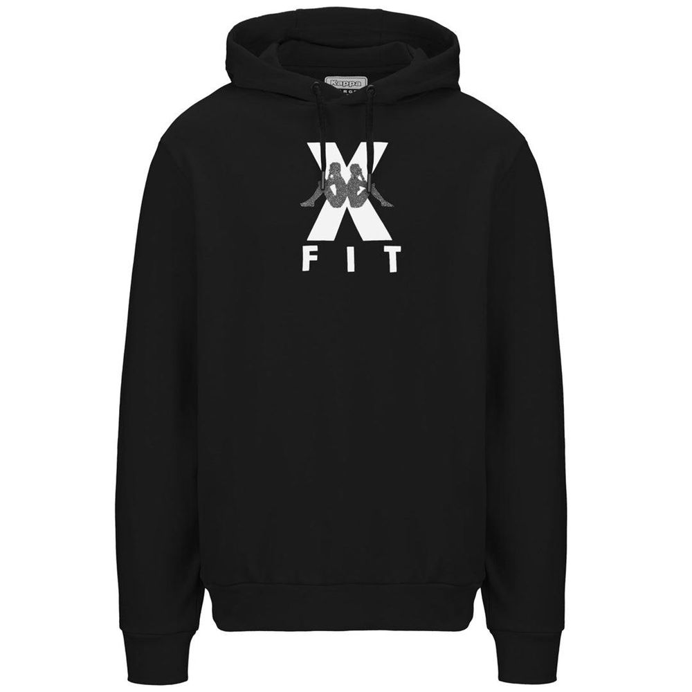 Men Kappa Kombat Wkt Eterro Hoodie Black | OQ5928074