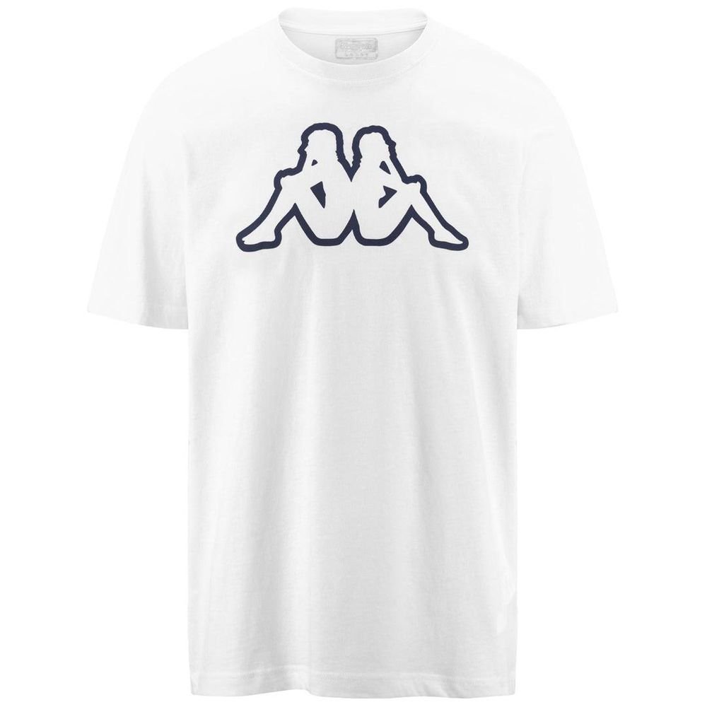 Men Kappa Logo Amberis T-Shirt White | MD4635718