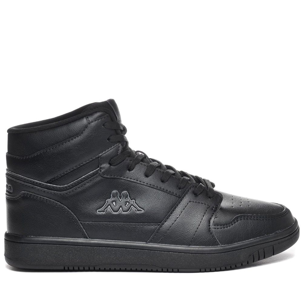 Men Kappa Logo Basil Md Sneakers Black | OA7139854