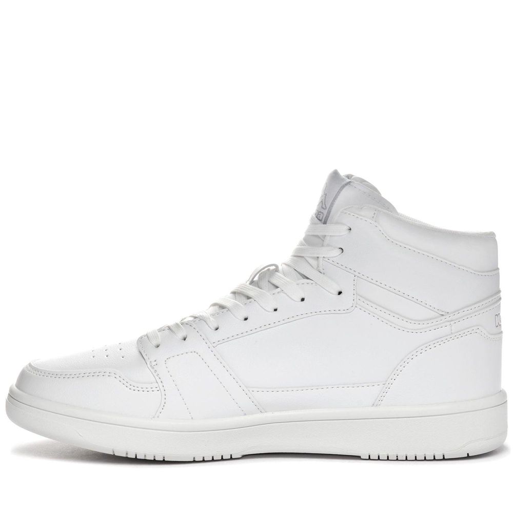 Men Kappa Logo Basil Md Sneakers White | MY1658927