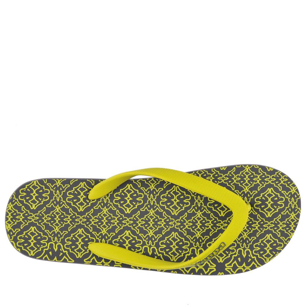 Men Kappa Logo Belkem Flip Flops Green | BU7238649