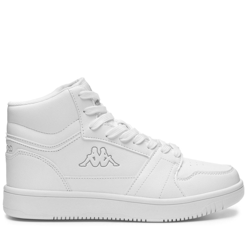 Men Kappa Logo Bernal Md Sneakers White | BW0137524