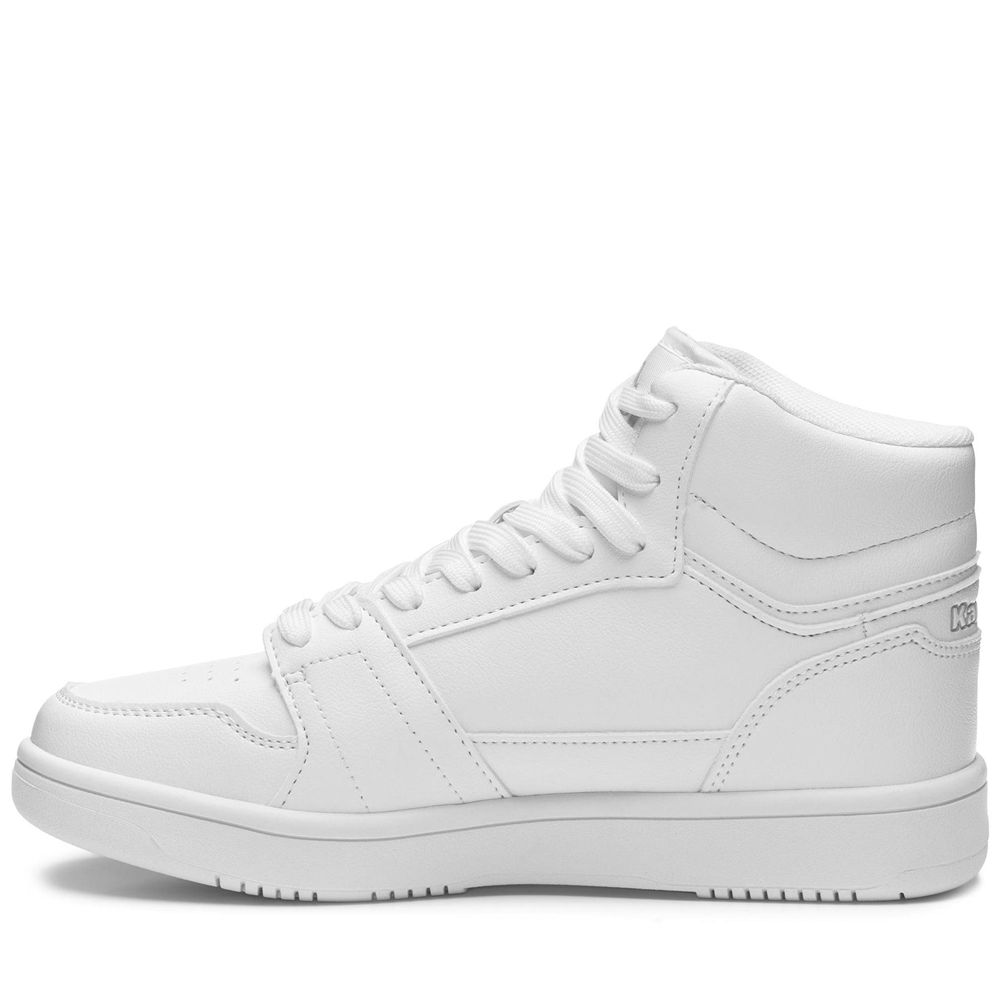 Men Kappa Logo Bernal Md Sneakers White | BW0137524