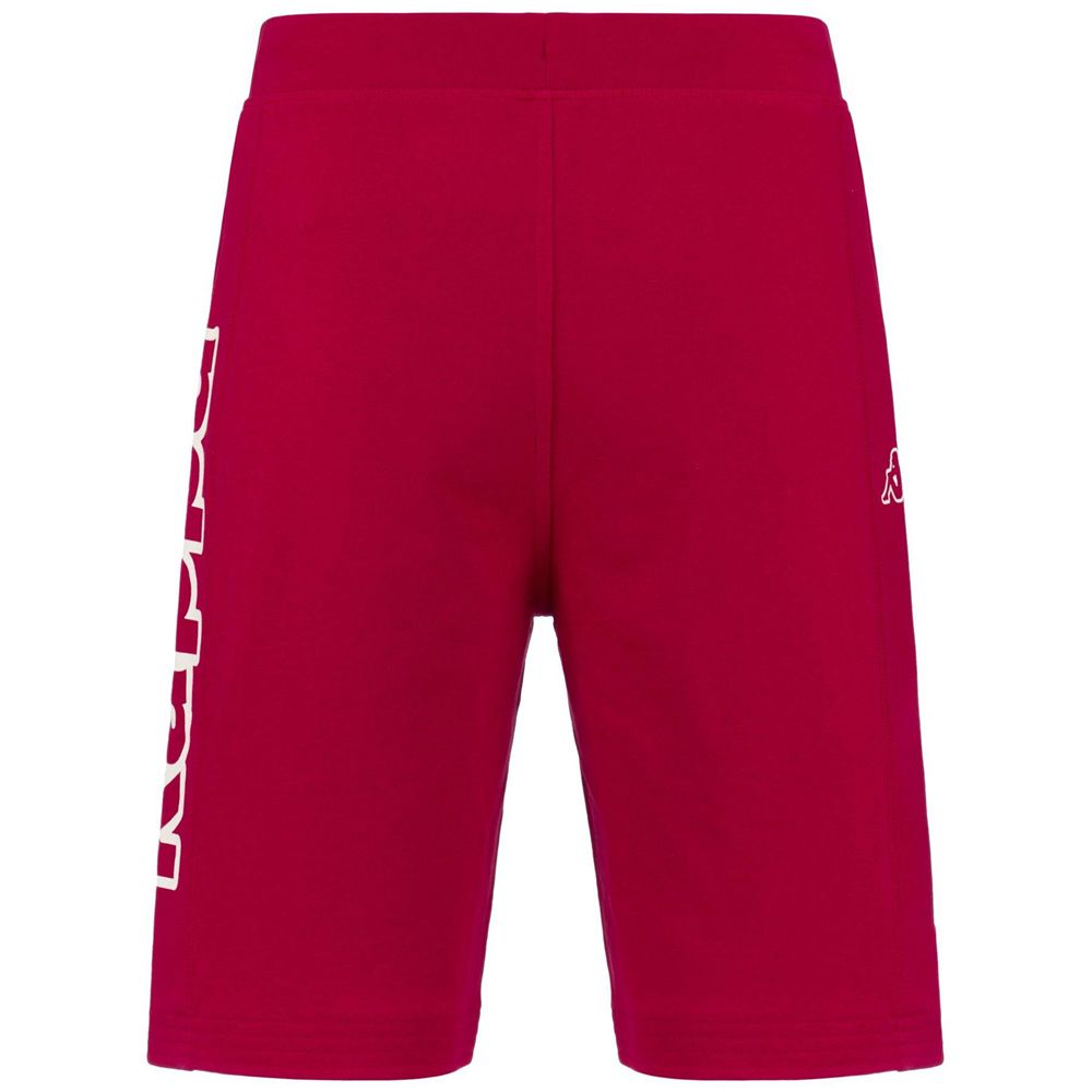 Men Kappa Logo Bilmer Shorts Red | CL2569348