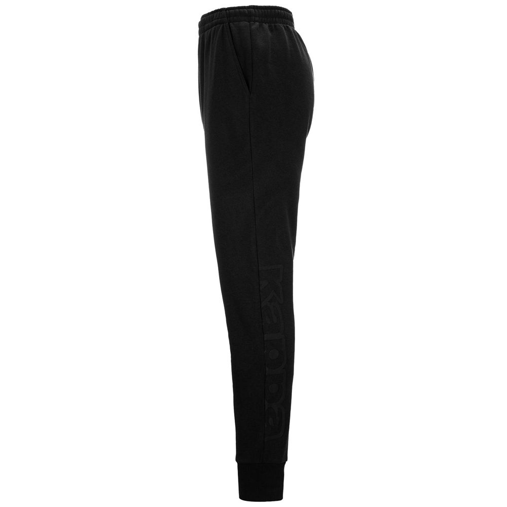 Men Kappa Logo Bipant Slim Pants Black | XT1608954