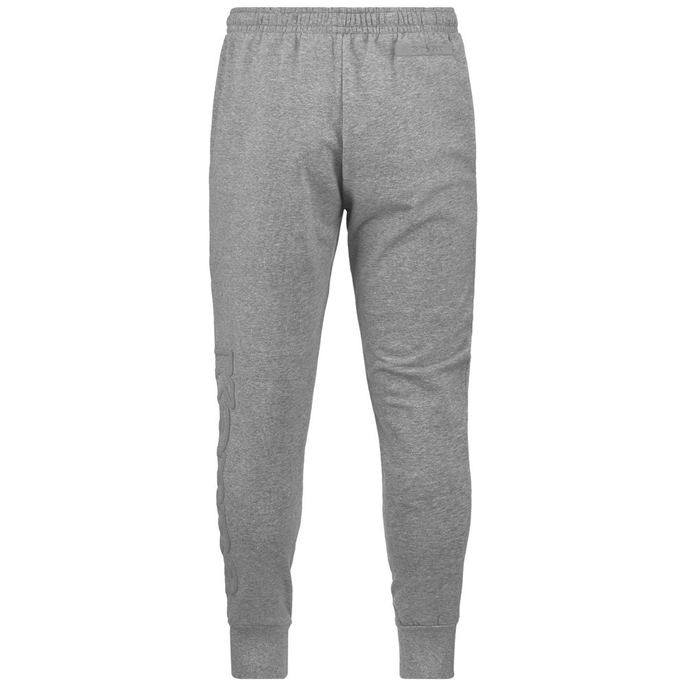 Men Kappa Logo Bipant Slim Pants Grey | AR3024758