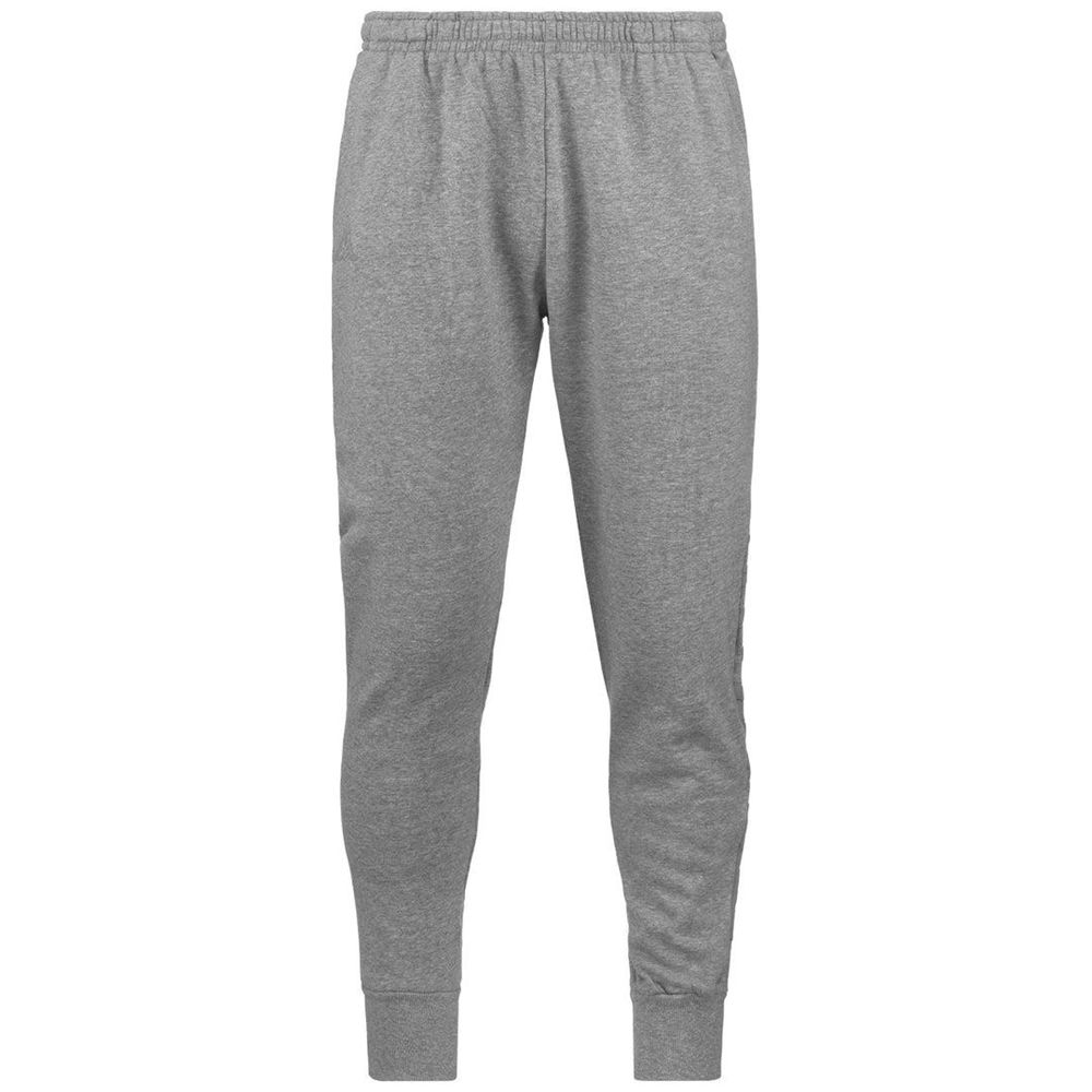 Men Kappa Logo Bipant Slim Pants Grey | AR3024758