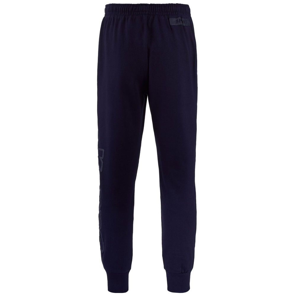 Men Kappa Logo Bipant Slim Pants Navy | DI1209837