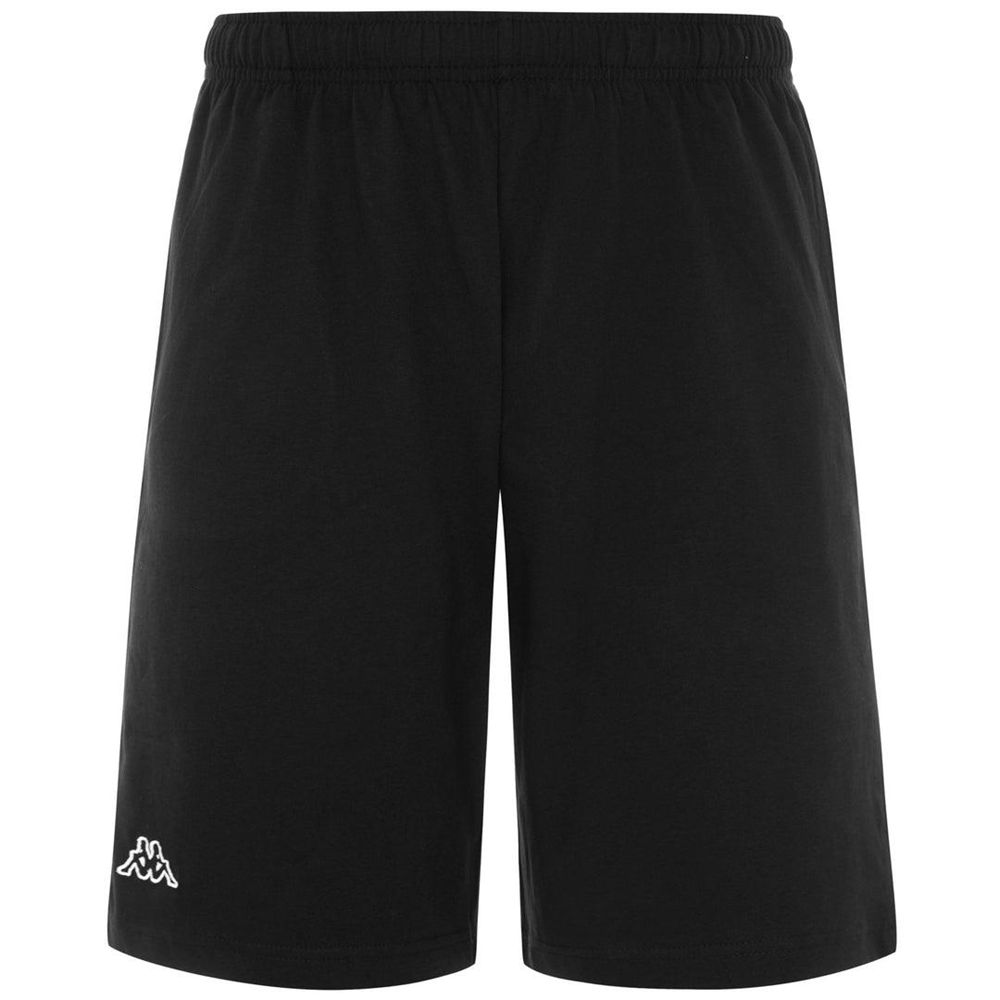 Men Kappa Logo Cabog Shorts Black | FC5049681