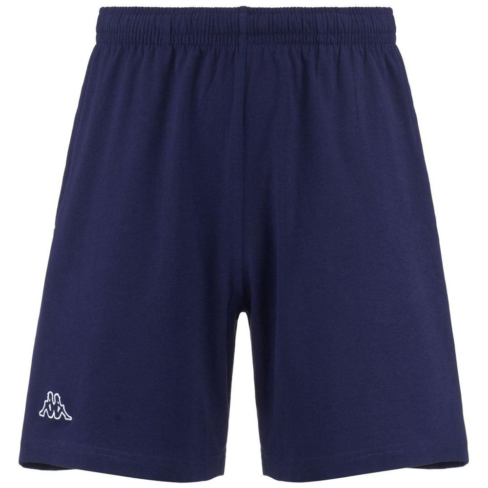 Men Kappa Logo Cabog Shorts Navy | TE1596740