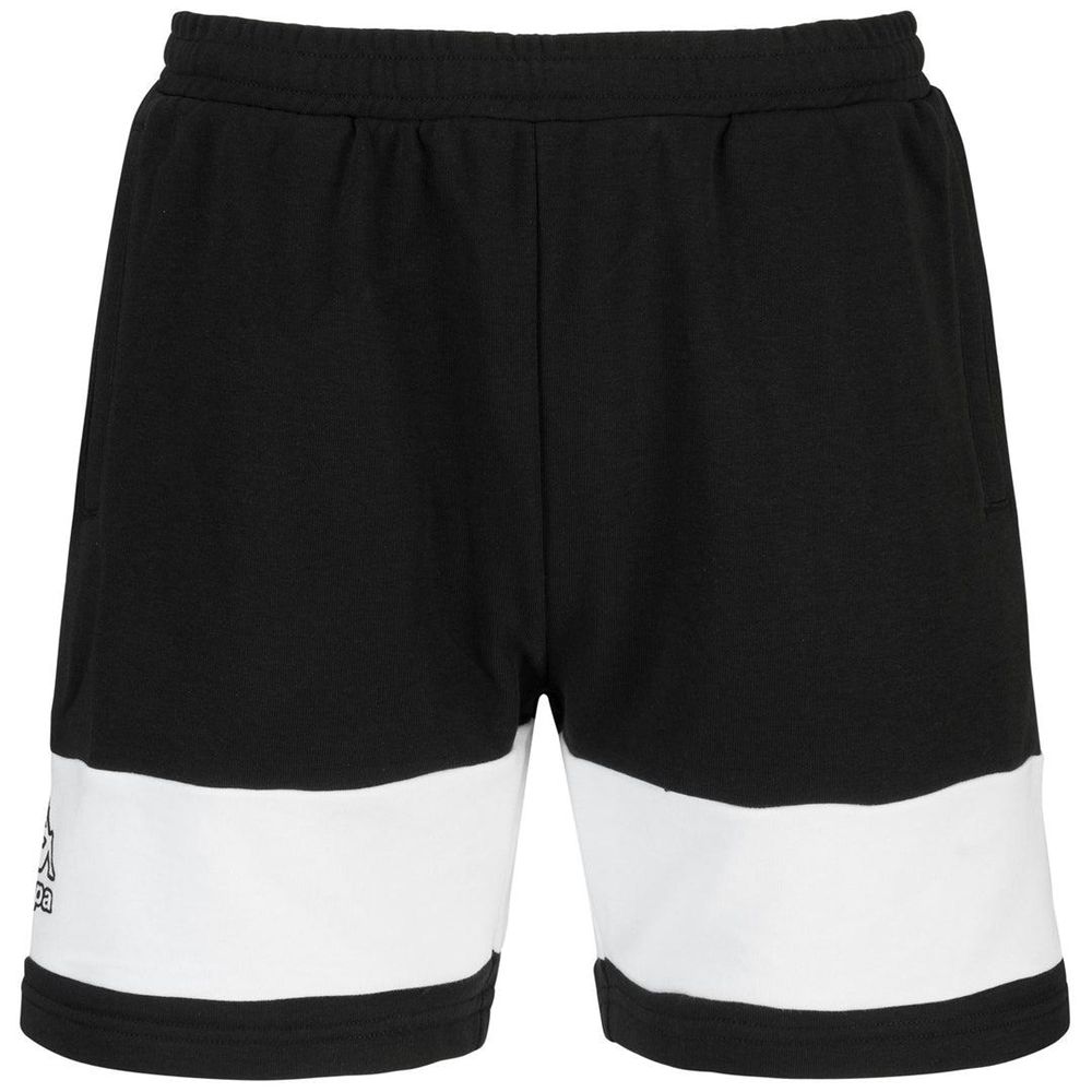 Men Kappa Logo Drit Shorts Black | SP9234068