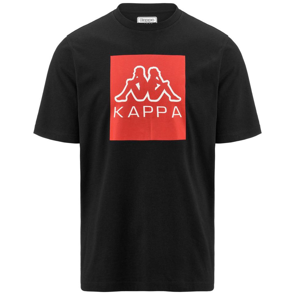 Men Kappa Logo Ediz T-Shirt Black | HW4089365