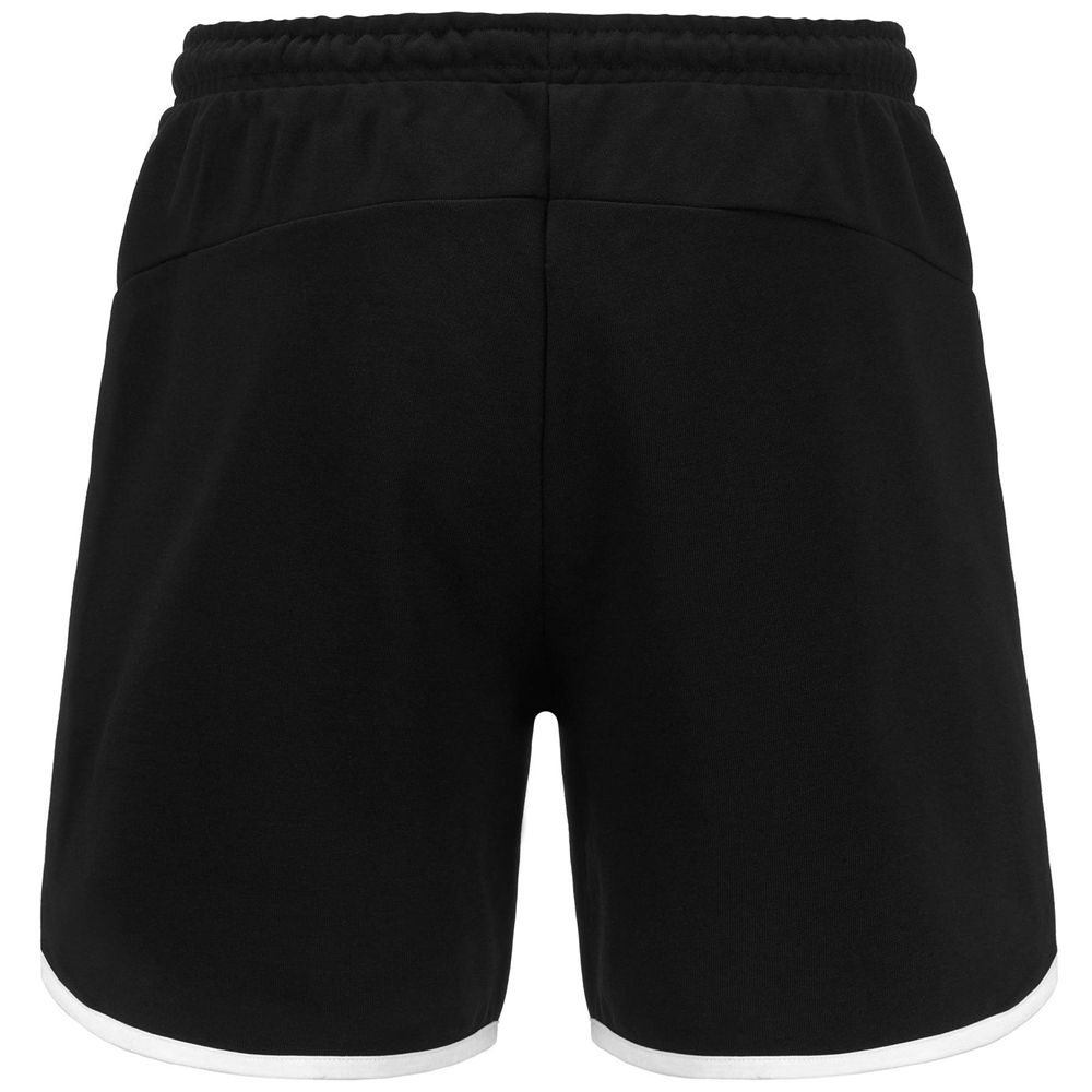 Men Kappa Logo Ele Shorts Black | OU5076412