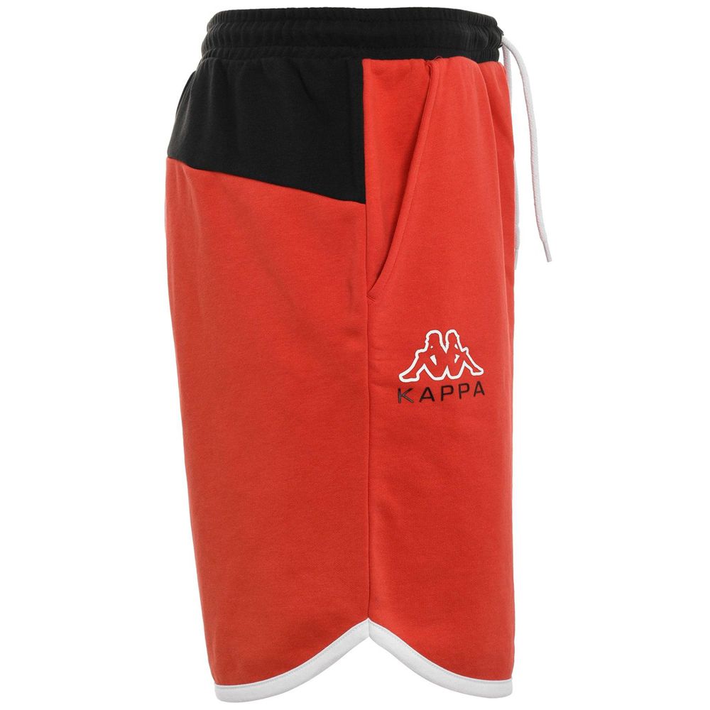 Men Kappa Logo Ele Shorts Red | YH6437581