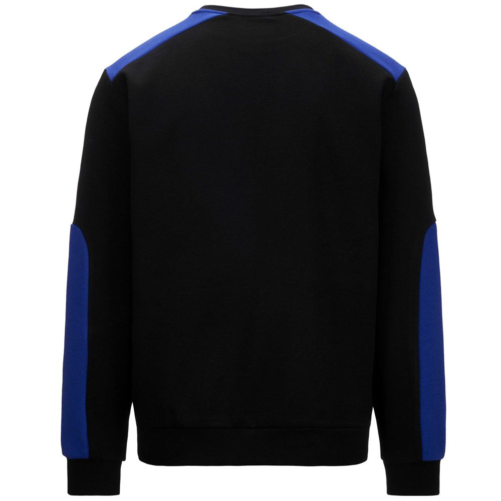 Men Kappa Logo Elusto Sweater Black | VX3970865