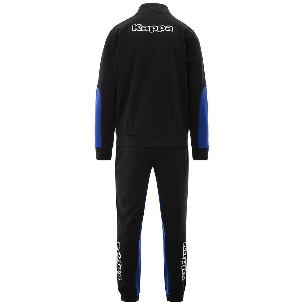 Men Kappa Logo Ezek Tracksuit Black | CH4216837