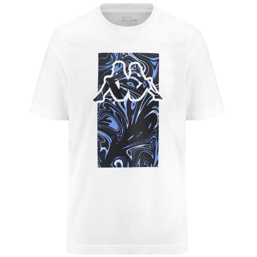 Men Kappa Logo Ezio T-Shirt White | RG8370521