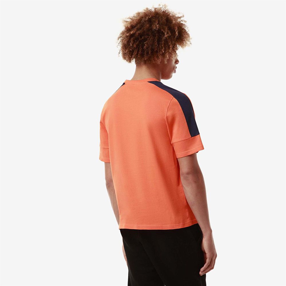 Men Kappa Logo Fagiom T-Shirt Orange | LC7034285