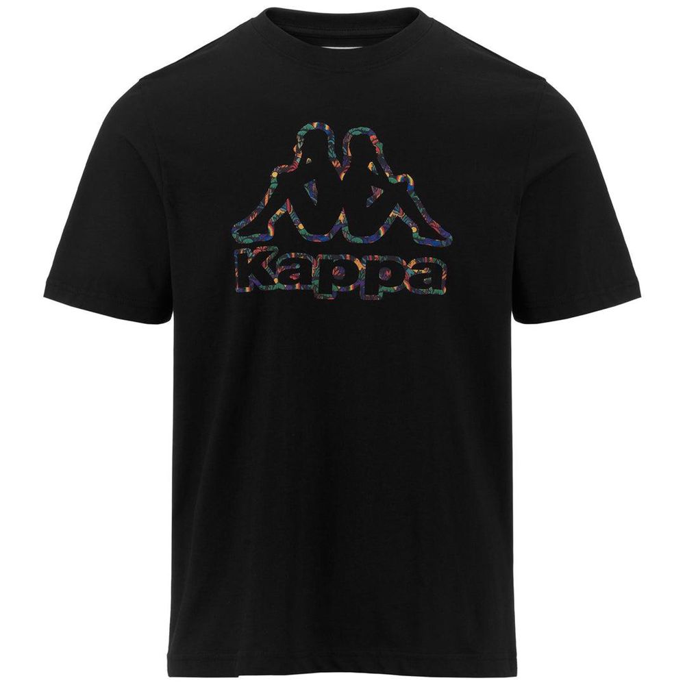 Men Kappa Logo Fario T-Shirt Black | OC6873145