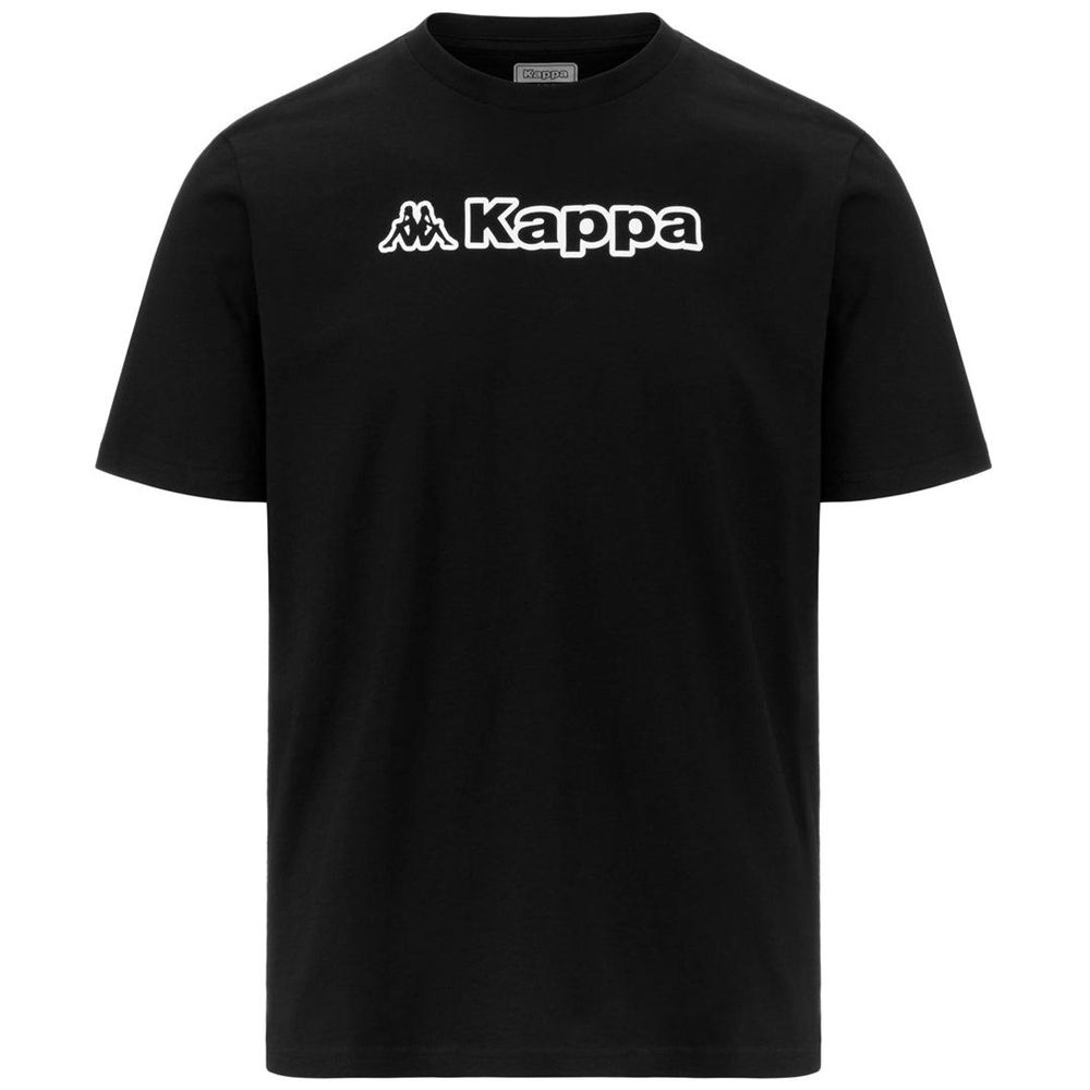 Men Kappa Logo Feddu T-Shirt Black | YR3605412