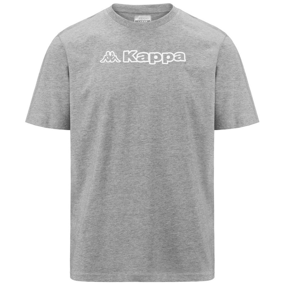 Men Kappa Logo Feddu T-Shirt Grey | VR4321957