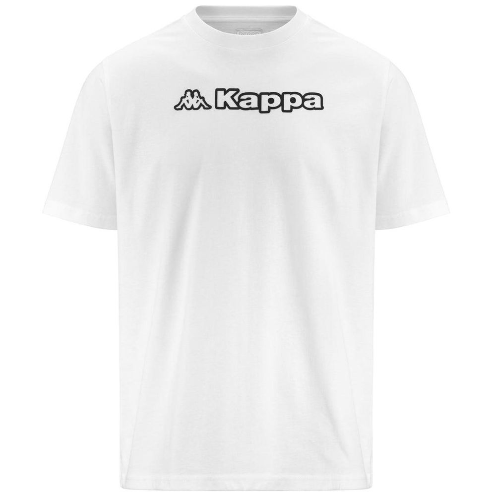 Men Kappa Logo Feddu T-Shirt White | RJ2468371