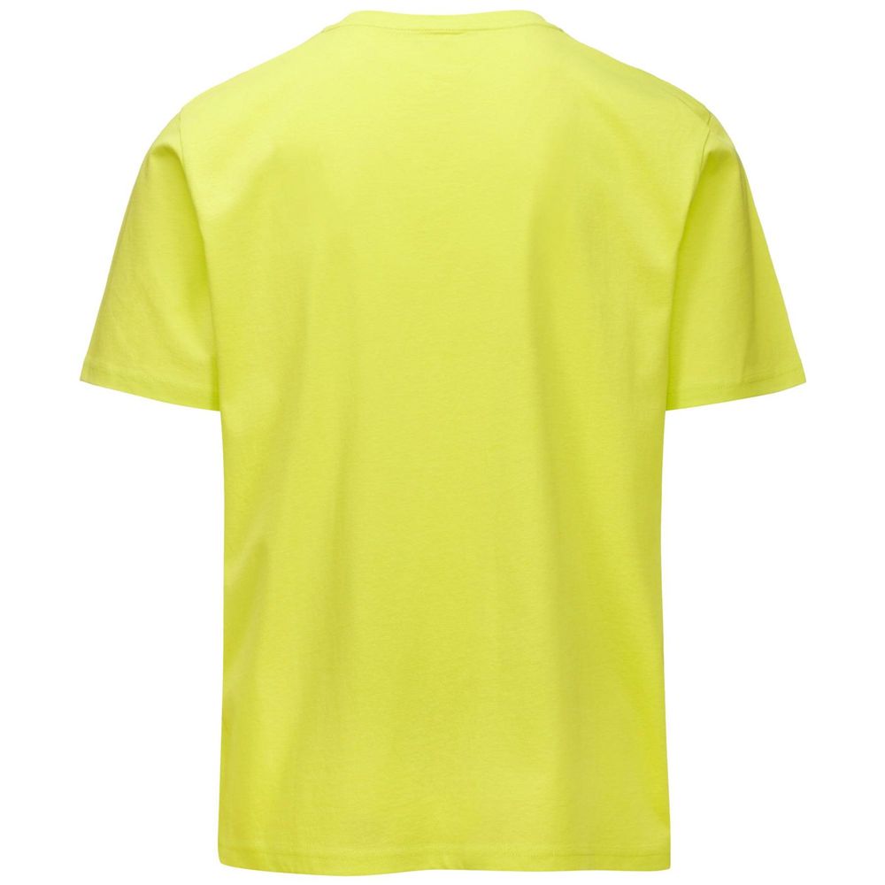 Men Kappa Logo Feddu T-Shirt Yellow | VJ5104826