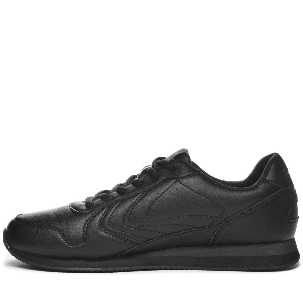 Men Kappa Logo Feeve Sneakers Black | AQ5962830