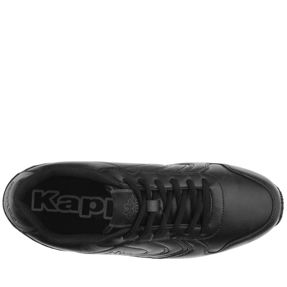 Men Kappa Logo Feeve Sneakers Black | AQ5962830