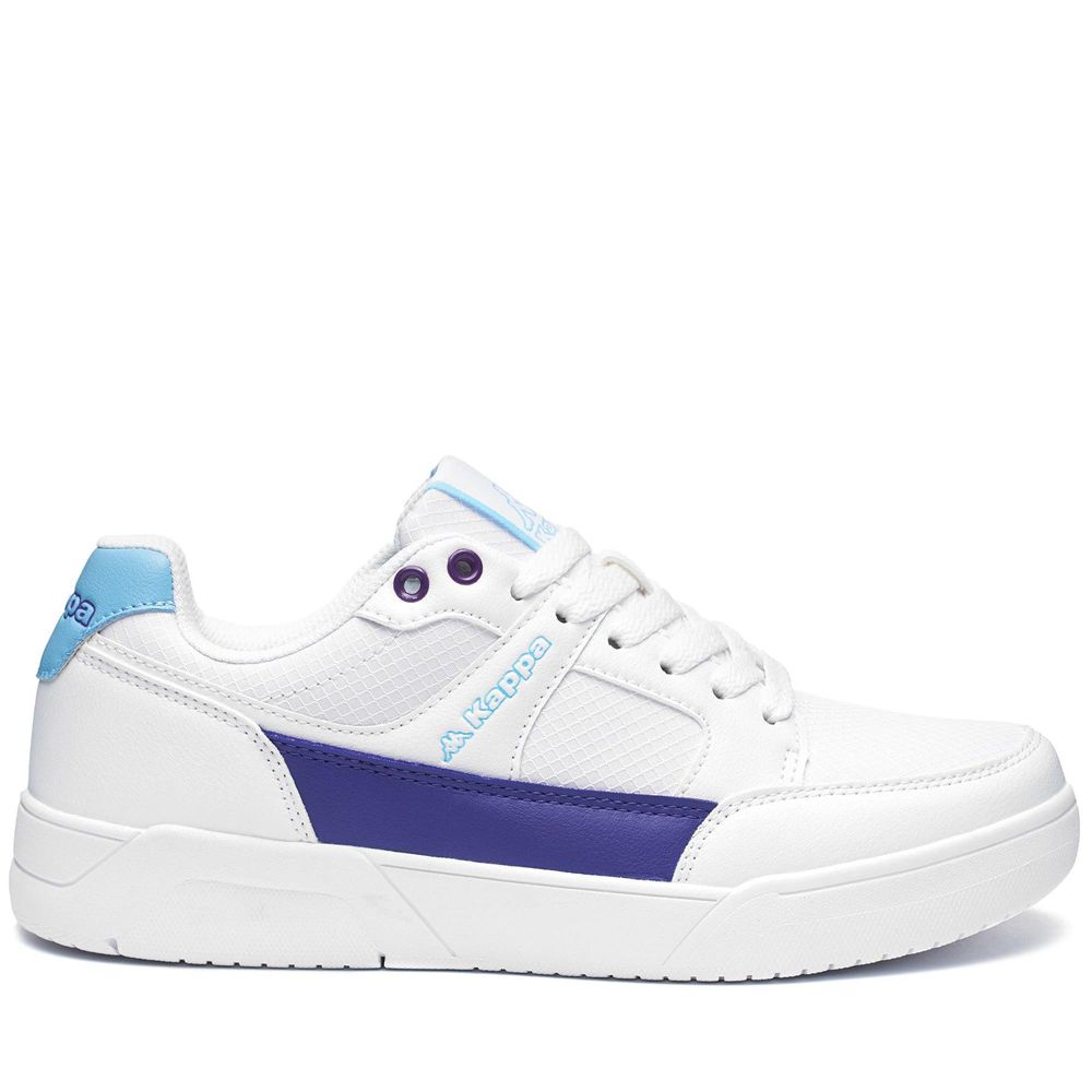 Men Kappa Logo Finnik Sneakers White | ZM2834057