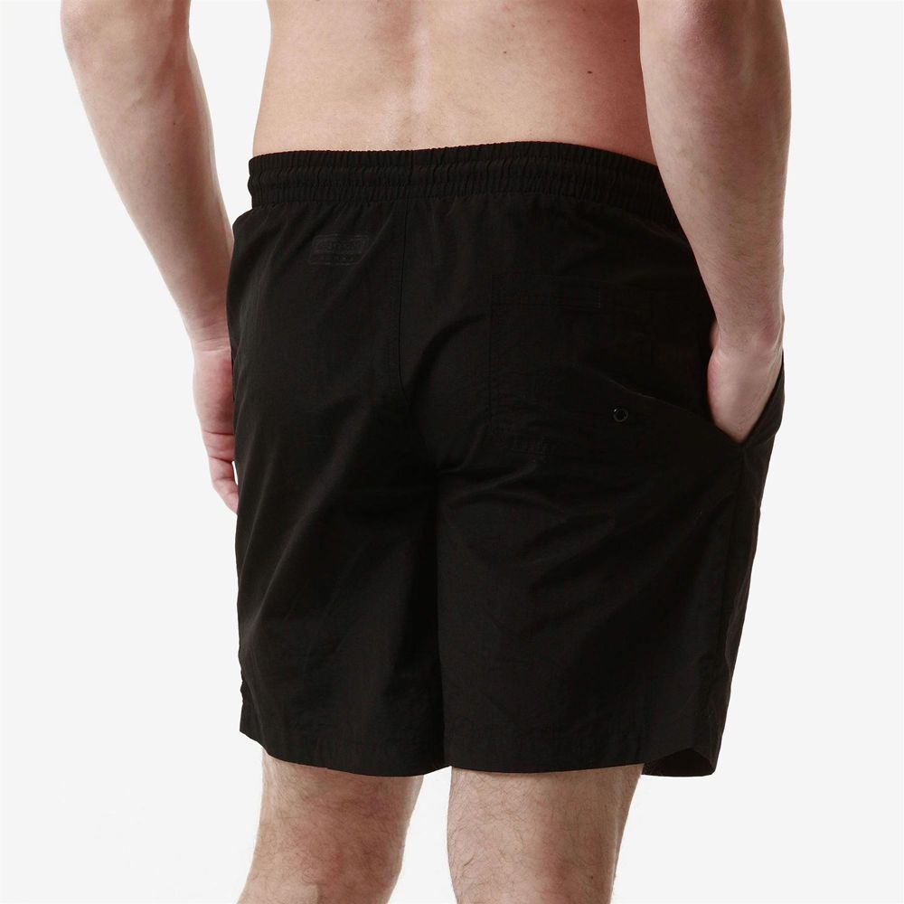 Men Kappa Logo Fokiko Swimwear Black | LI2097813