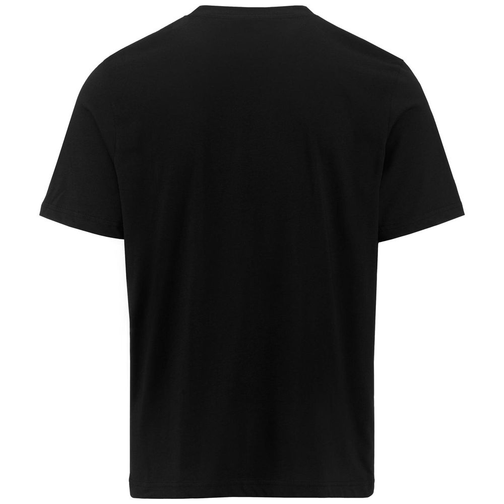 Men Kappa Logo Frillo T-Shirt Black | JA9763082