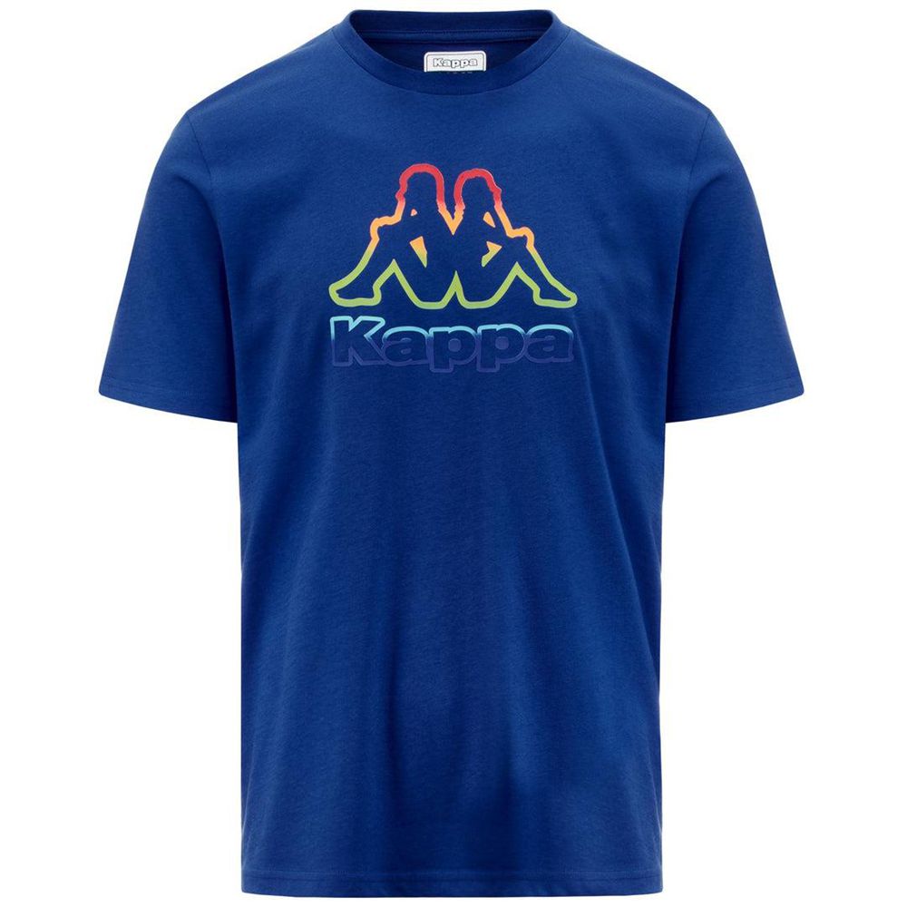 Men Kappa Logo Friodo T-Shirt Blue | ZR0542168