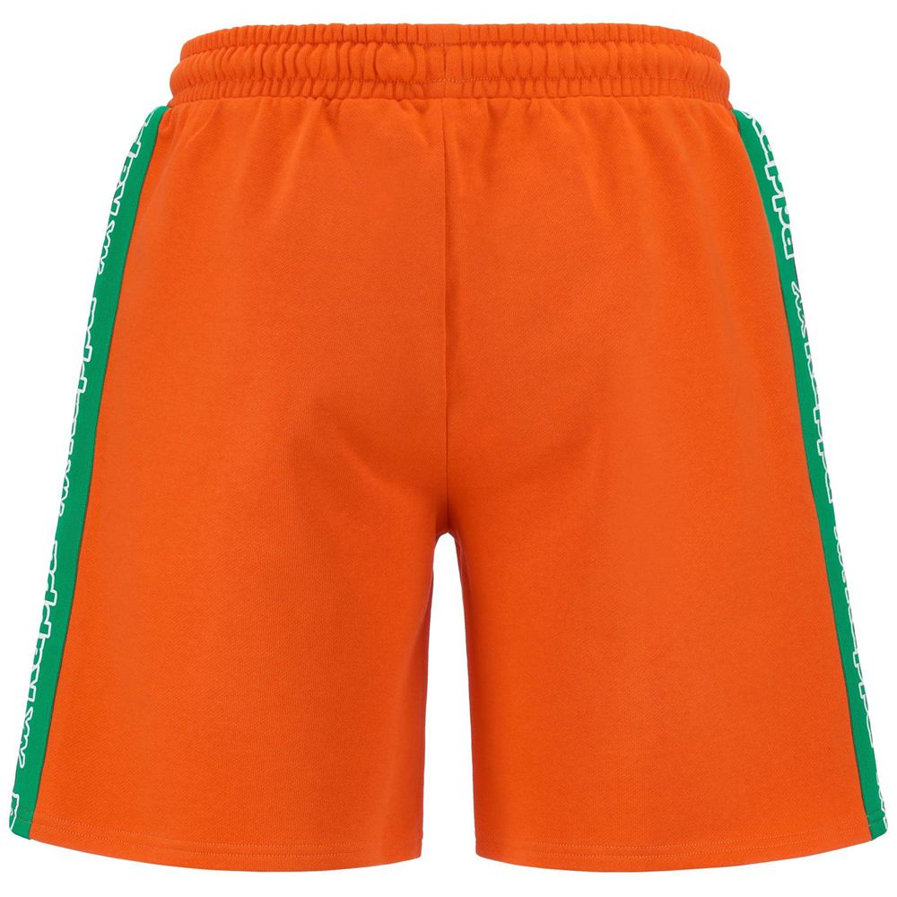 Men Kappa Logo Fulto Shorts Orange | NO0891342