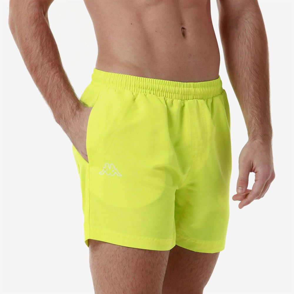 Men Kappa Logo Fultomi Swimwear Green | JX2917846